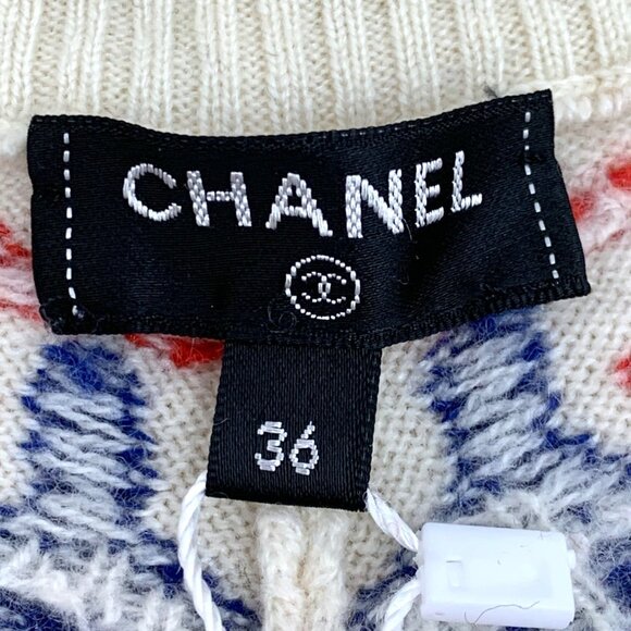 Chanel Airport Series Airplane Embroidered Cashmere Drawstring Knit Joggers - Picture 5 of 8